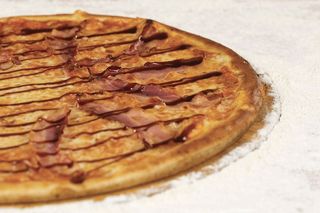 Pancetta e salsa BBQ