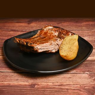 Costilla de cerdo a la leña 