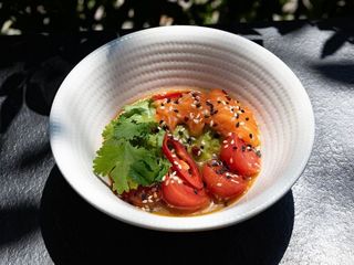 Севіче з лосося та гуакамоле (130g)