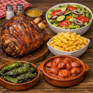 Menú Cervecera Codillo Asado 2 o 3 Personas