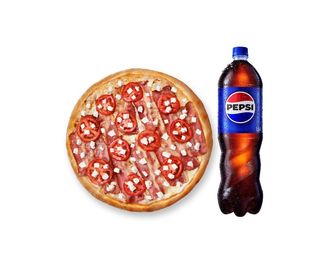 Pizza Mediteran L + Pepsi 1.5l