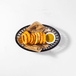 Aros De Cebolla Con Mostaza