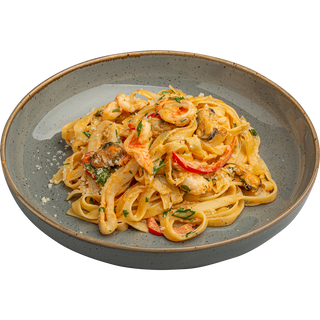 Паста з креветками та морепро (на виніс)