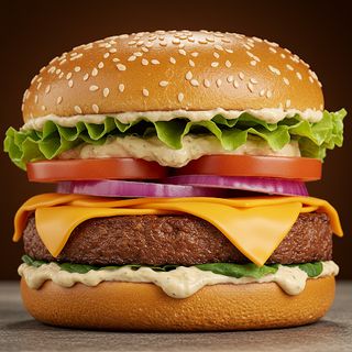 Veggie cheese burger