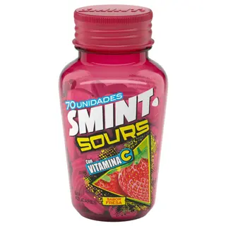Smint - Sour de Morango Vitamina C 49g