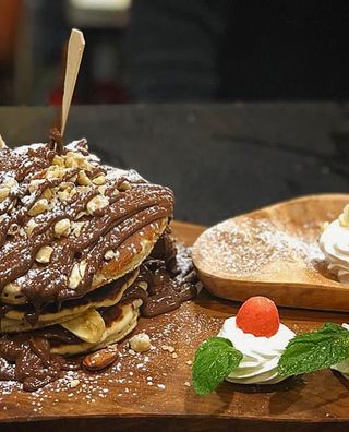 Pancake Nutella Fruits De Saison