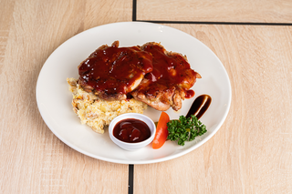 Piletina sa žara + Coca-Cola