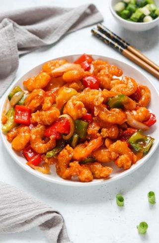 71 Gamberetti in salsa agrodolce