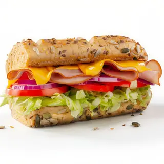 Panino con Prosciutto Cotto-15 cm.