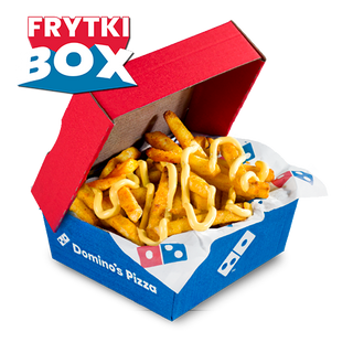 Frytki Box z sosem serowym NOWOŚĆ