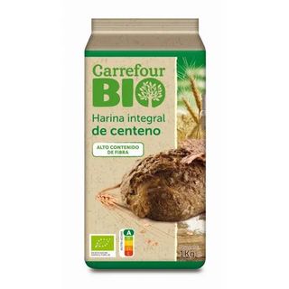 Harina Integral De Centeno Carrefour Bio 1 Kg..