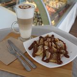 Crepes con dulce de leche