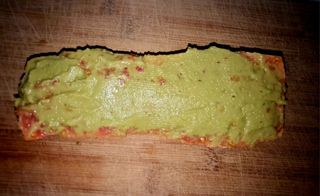 Tosta De Tomate Y Guacamole