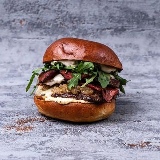 KETO Smash Pastrami Burger