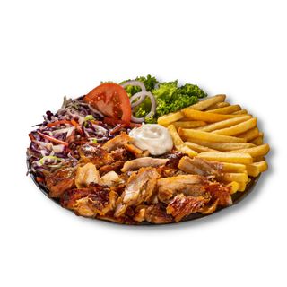 Dabo de pui la farfurie medie