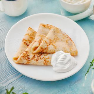 Блины со сметаной ( 2 шт.)