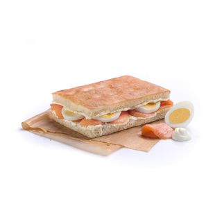 Focaccia De Salmón Ahumado