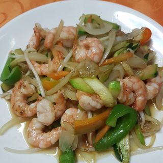 47. Gambas Con Verduras