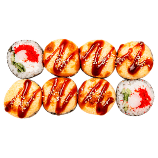 Запеченная Калифорния с креветкой (8 шт)