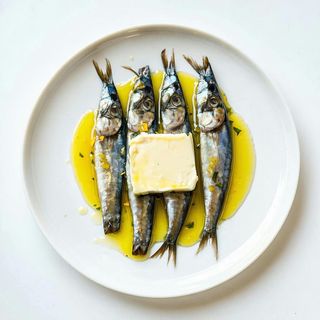 Acciughe del Cantabrico con burro