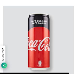 Coca-Cola Zero in lattina 