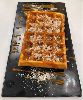 Gaufre Caramel Et Amande