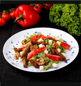 Салат теплий з телятиною 270 г
