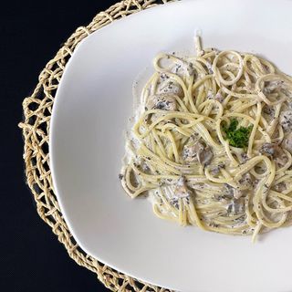 Vega spaghetti con trufa