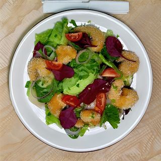 Салат з креветкою (350г)