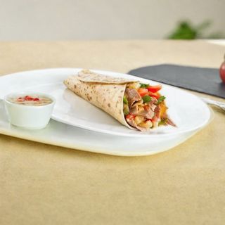 Kebab Con Falafel Y Carne