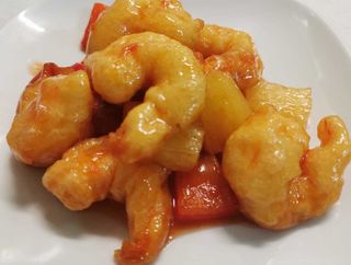 75. Gamberi agrodolci