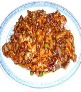 Carne de Porco com Molho de Ostra