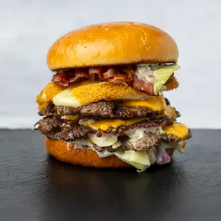 Garlic Cheese Burger double double