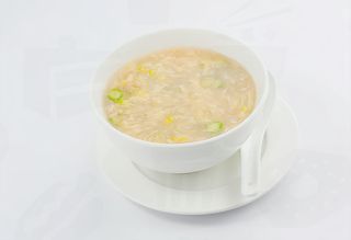 23. Zuppa di polpa di granchio reale