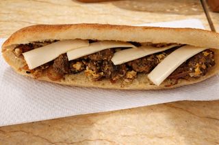 Sandwich Bagueto Viande Hâchée