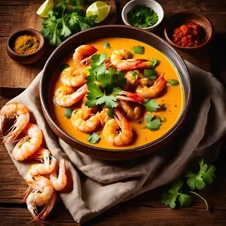 Langostinos Curry