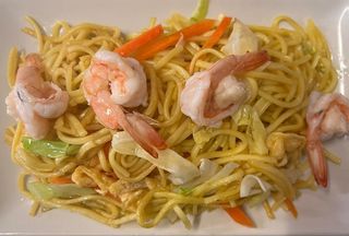 Yakisoba de Camarão