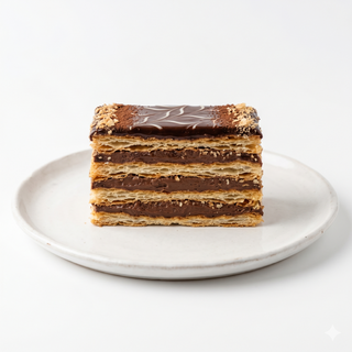 Milhojas de chocolate