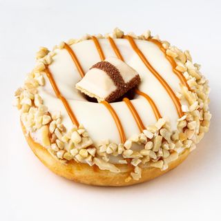 Doughnuts White Chocolate and Nuts
