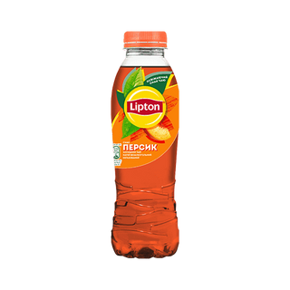 Чай Lipton чорний з персиком 0,5л