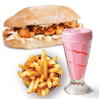 Pulled Burger & Shake