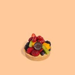 Crostatina con crema e frutta fresca