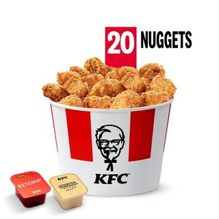 Bucket 20 Nuggets + 2 Salse