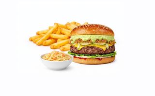 Zestaw burger klasyk z lat 90-tych