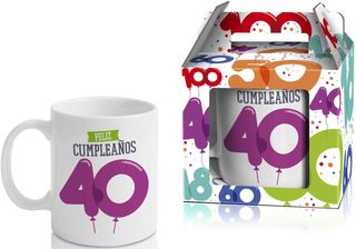 Taza 40 Cumpleaños