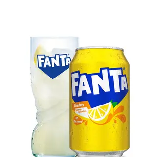 Fanta Limón lata 330ml.