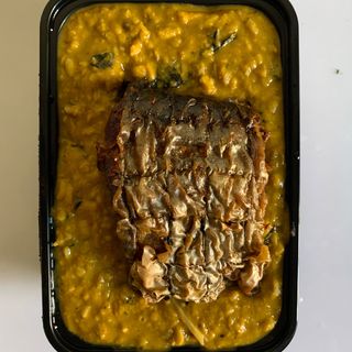 Ukwa with Mangala Fish