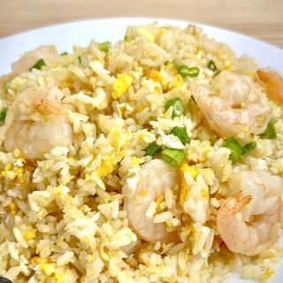 87.- Arroz Frito Y Gambas