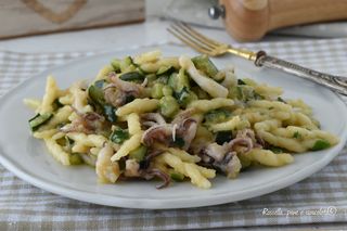 Pasta zucchine e calamari