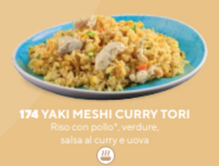 Yaki meishi curry tori